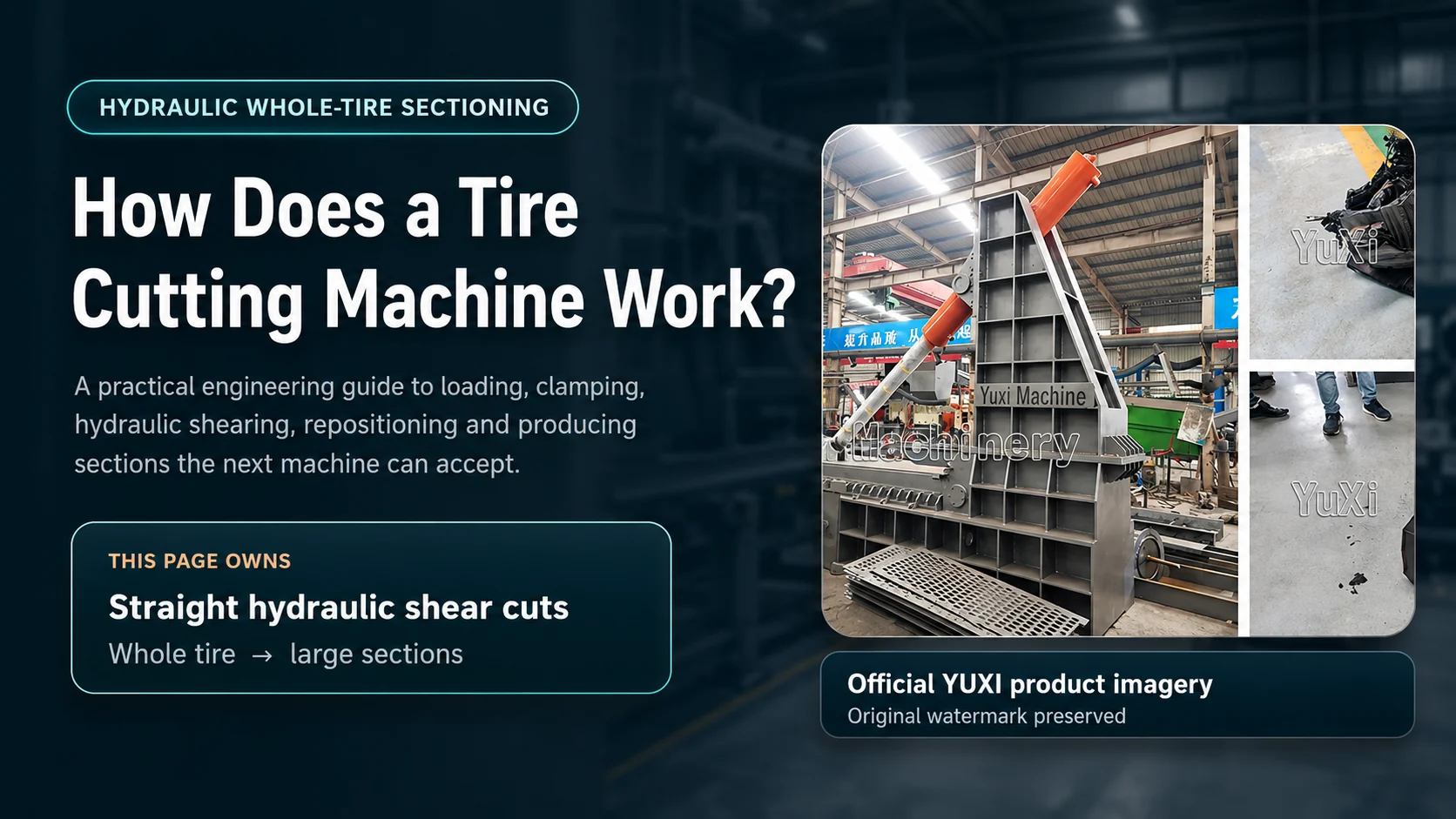 How Does a Tire Cutting Machine Work?